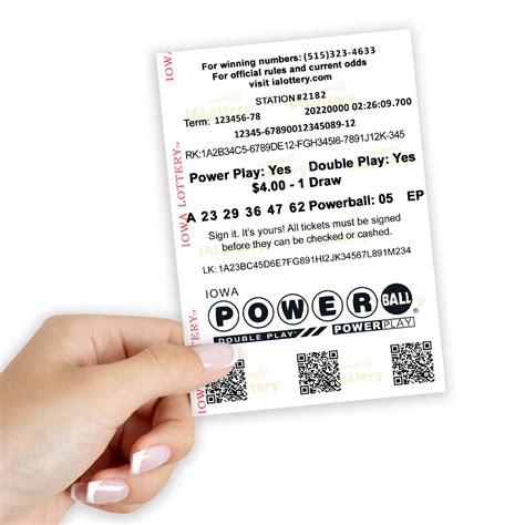 Iowa Powerball .